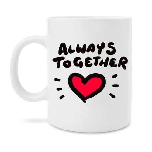 Valentines anniversary mug